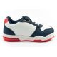 4. Leomil children's sports shoes Spiderman sneakers lightweight with velcro LED white
