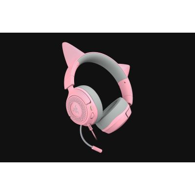 6. Razer Gaming Headset Kraken Kitty V3 X, Wired, Over-Ear, Microphone, Quartz