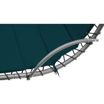 10. SWING ROCKING CHAIR WITH UMBRELLA LISBON TURQUOISE