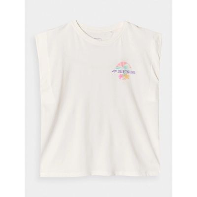 5. Girls' printed top 4F 4FJRSS24TTSHF2052-11S