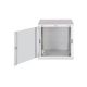6. Digitus DYNAmic 19" 12U 600x600 wall-mounted network cabinet, glass door, gray, undivided, assembled, 60kg