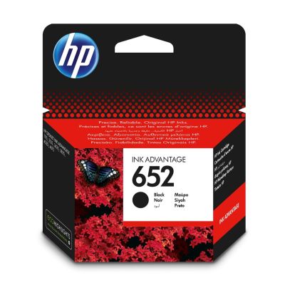 HP Black Ink Cartridge HP 652, HP652=F6V25AE, 360 pages