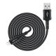 9. Acefast MFI USB - Lightning cable 1.8m, 2.4A black (C4-02 A Black)