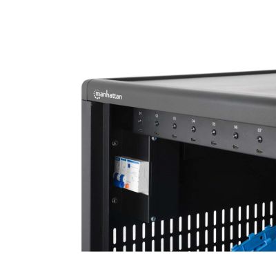 7. MANHATTAN 12-LAPTOP CHARGING CABINET 12X USB-C