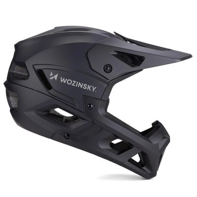 4. Wozinsky Full Face Bike Helmet with Detachable Visor 60-62 cm - Black