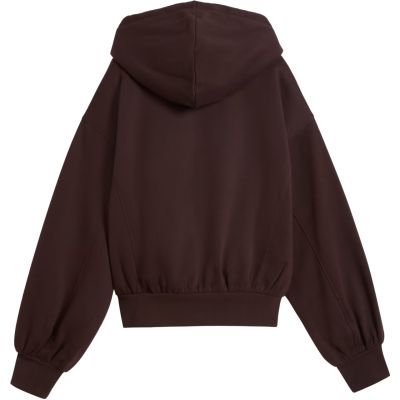 3. Puma Her Relaxed Hoodie women's sweatshirt brown 694027 33