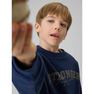 6. Boy's loose sweatshirt without hood 4F 4FJRSS26TSWSM2635-31S