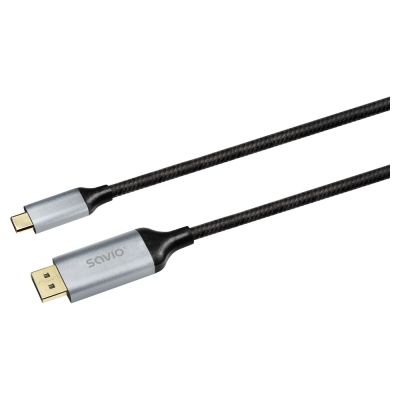 2. SAVIO CABLE USB-C – DISPLAYPORT 8K 2M 60HZ (DSC) CL-208