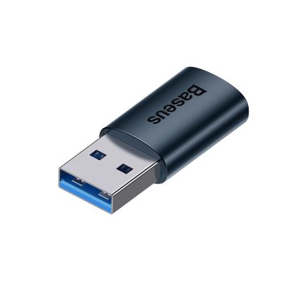 4. Baseus Ingenuity Series Mini Adapter USB 3.1 OTG to USB Type C Blue (ZJJQ000103)