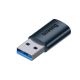 4. Baseus Ingenuity Series Mini Adapter USB 3.1 OTG to USB Type C Blue (ZJJQ000103)