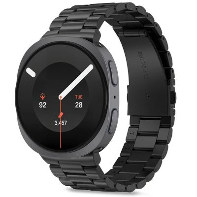 Tech-Protect Stainless Steel Bracelet for Samsung Galaxy Watch 40/44/46 mm - Black