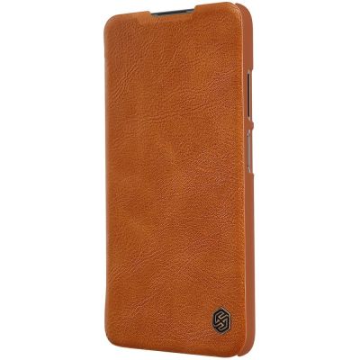 3. Nillkin Qin leather holster case for Xiaomi Redmi Note 9T 5G brown
