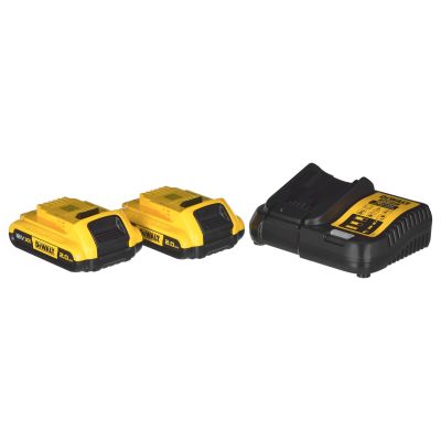 23. DeWalt 18V Combo Kit DCD709+DCF809 2x2.0Ah DCK2062D2T