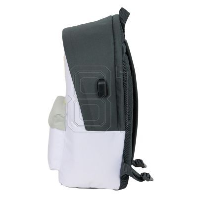 2. Real Madrid sports backpack with USB and laptop compartment double backpack 612554820