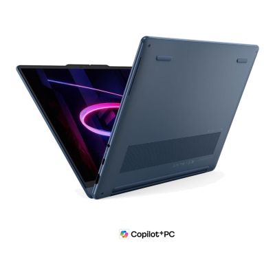 19. Lenovo Yoga 9i 2-in-1 Aura Edition 14IPH11 Ultra 7 355 14" 2.8K OLED 500 nits glossy 32GB LPDDR5X-7467 SSD 512GB Intel Graphics WiFi 7 + BT 5.0MP camera + IR 70Wh Windows 11 Cosmic Blue