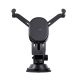 3. Baseus Stable Car Holder with 15W Inductive Charger, Gravity, and Suction Cup - Black