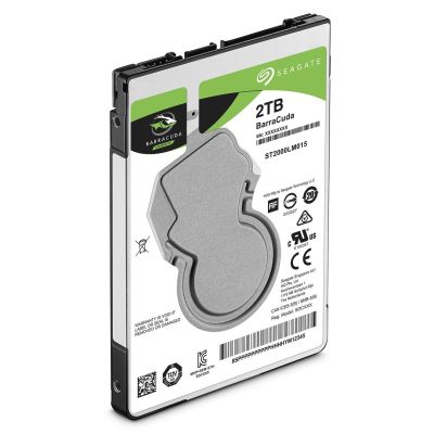 5. Seagate Barracuda ST2000LM015 HDD (2 TB ; 2.5"; 128 MB; 5400 rpm)