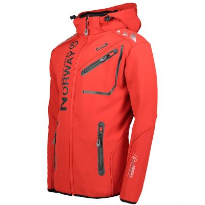 3. Geographical Norway Softshell Jacket Royaute 068 M WY3252H/GN/Red / Black