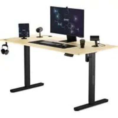 SENSE7 Nojo Pine Desk 140 cm x 70 cm Black Pine