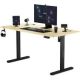 SENSE7 Nojo Pine Desk 140 cm x 70 cm Black Pine