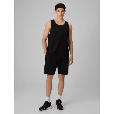 3. Regular sleeveless shirt for men, smooth, 4F 4FRSS26TSLEM367-20S