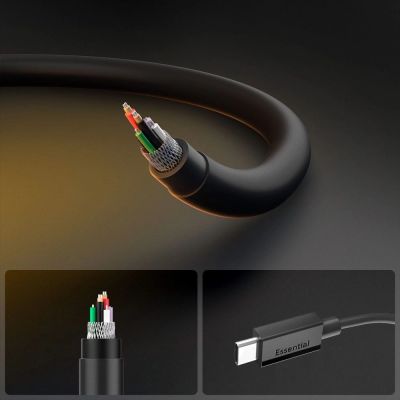 6. Spigen EB6010CC USB-C 60W Cable 100 cm - Black