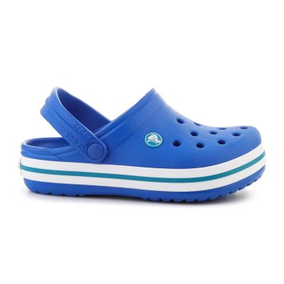 6. CROCS CROCBAND KIDS CLOG BLUE BOLT/TURBO TEAL 207006-4PI