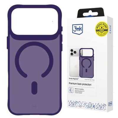 20. 3mk Smoke MagCase for iPhone 17 Pro - Purple-Translucent
