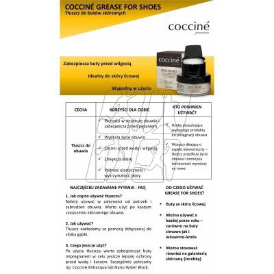 6. Coccine black fat for grain leather DA0242A