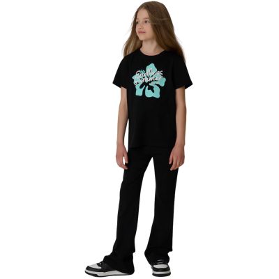 6. T-shirt for girls 4F F2938 deep black 4FJWSS26TTSHF2938 20S