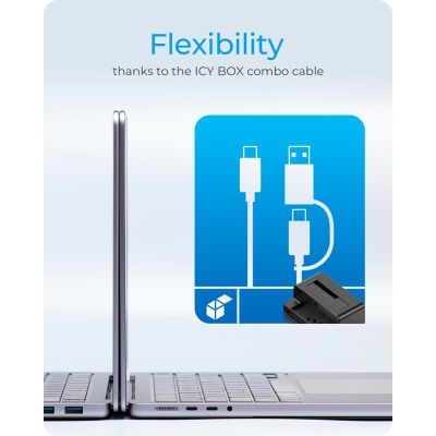 11. ICY BOX IB-2914MSCL-C31 USB 3.2 Gen 2 (3.1 Gen 2) Type-C Black