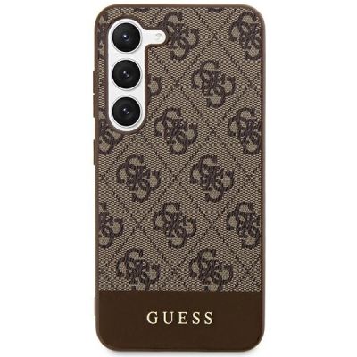 3. Guess 4G Stripe Collection case for Samsung Galaxy S24+ - brown