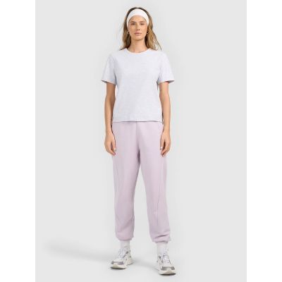 4. Women's regular plain T-shirt 4F 4FRMM00TTSHF3617-27M