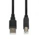 IBOX USB 2.0 AB M/M 1.8M cable PRINTER IKU2D18 (USB 2.0 type AM - USB 2.0 type BM; 1.8m; black)