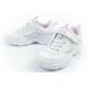 9. Fila Skye V children's sports shoes for girls with velcro, white