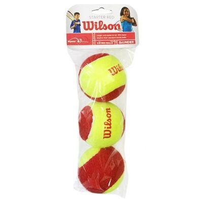 Wilson Starter Red Junior Tennis Balls 3 pcs
