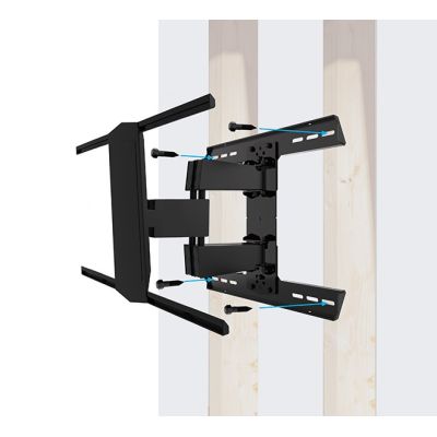 6. B-Tech BT8227/B Double Arm Wall Mount for Flat Screens with Tilt and Swivel Function
