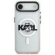 3. Karl Lagerfeld IML Choupette Sketch Logo MagSafe iPhone Air Case - Clear