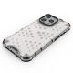 5. Honeycomb Case armor cover with TPU Bumper for iPhone 13 Pro blue