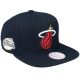 2. Mitchell & Ness NBA Miami Heat Top Spot Snapback Hwc Heat Cap HHSS2976-MHEYYPPPBLCK
