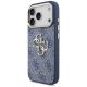 2. Guess 4G Big 4G Classic Logo Case for iPhone 18 Pro / 17 Pro - Blue and Gold