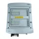 Hermetic IP65 EMITER DC connection switchboard with Noark 1000V type 2 DC surge arrester, 4x PV string, 4x MPPT