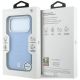 8. BMW Sign Centered Deboss MagSafe Case for iPhone 17 Pro / 18 Pro - Blue