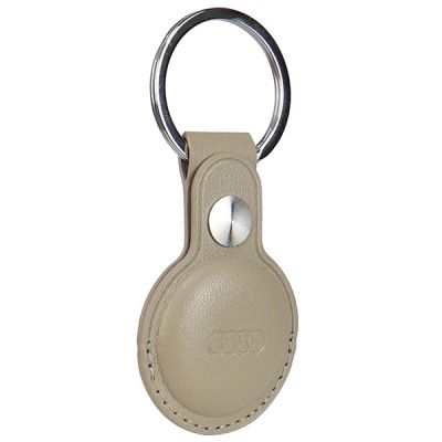 6. Audi Synthetic Leather AirTag case - beige