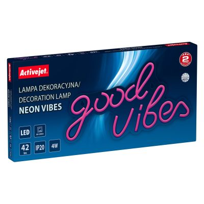 6. Activejet AJE-NEON VIBES LED neon sign