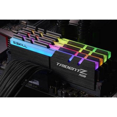 7. G.Skill Trident Z RGB (For AMD) F4-3200C16Q-32GTZRX Memory Module 32 GB 4 x 8 GB DDR4 288-pin DIMM