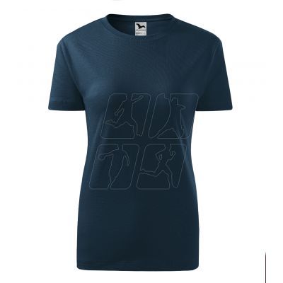 3. Malfini Classic New W T-shirt MLI-13302 navy blue