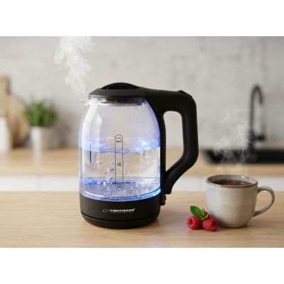 26. Esperanza YUKON EKK025K electric kettle (1500W 1.7l; transparent)