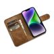 8. iCarer Oil Wax Wallet Case 2in1 Cover iPhone 14 Plus Anti-RFID Leather Flip Case Brown (WMI14220723-TN)