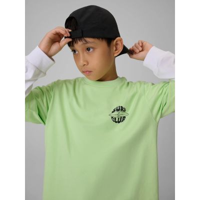 4. Boy's cotton T-shirt 4F 4FJRSS26TTSHM3905-45S